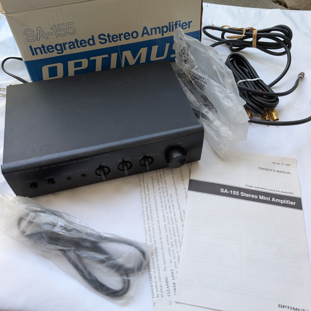 Black Stereo Mini Amplifier